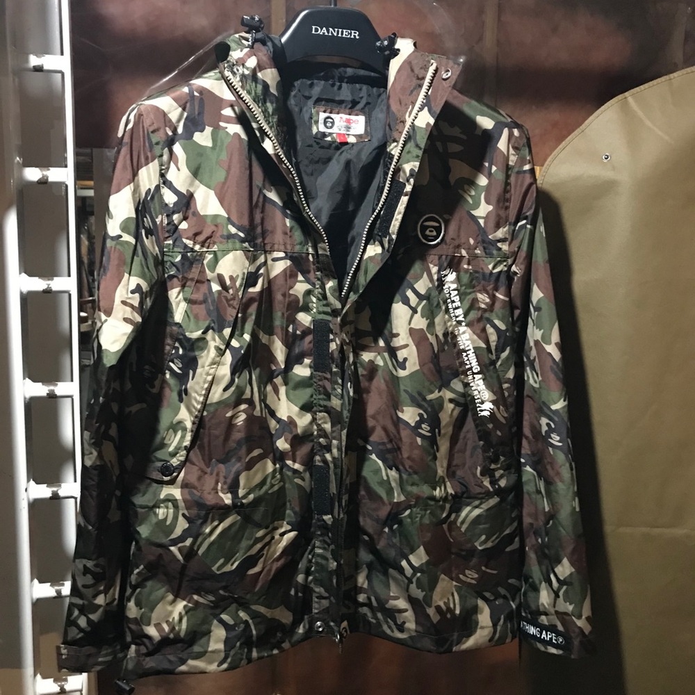 Aape by A Bathing Ape Camouflage Hooded Jacket